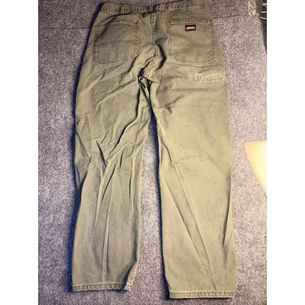 Dickies Jeans Mens‎ Size 36x32 Green Denim 100% Cotton Relaxed Fit Straight Leg